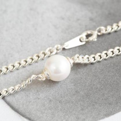 925 Next Pearl Chain Necklace