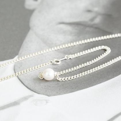 925 Next Pearl Chain Necklace