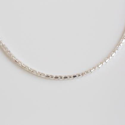 925 Simple Circular Necklace