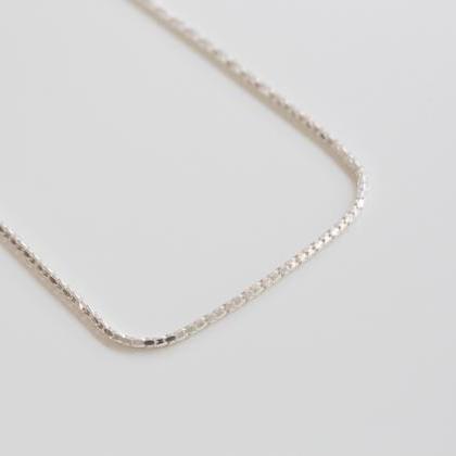 925 Simple Circular Necklace