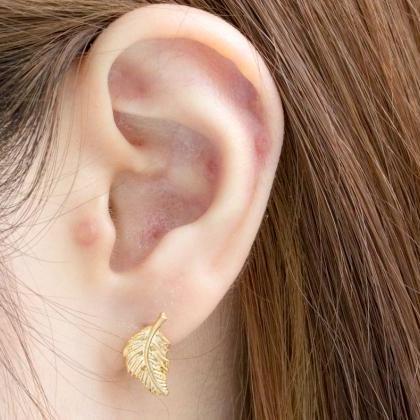 Simple Leaf Earringsr