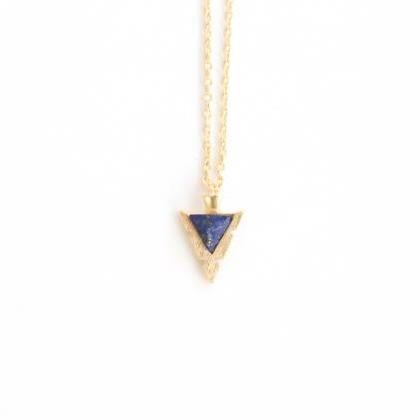 Triangular Arrow Stone Necklace