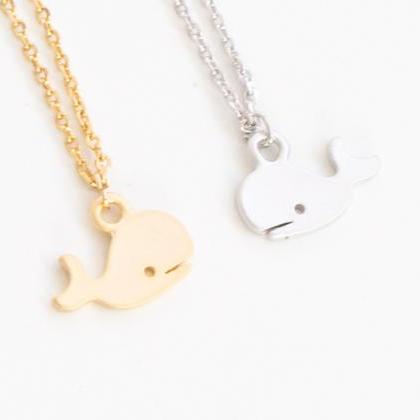Mini Whale Necklace