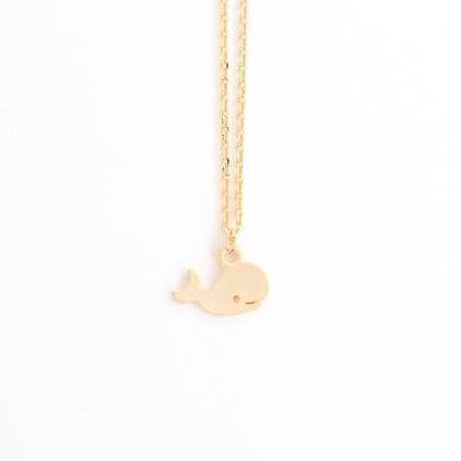 Mini Whale Necklace