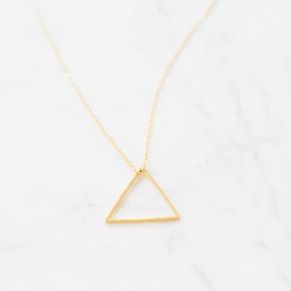 Big Triangle Necklace