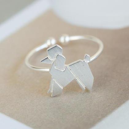 Flat Paper Poodle Ring