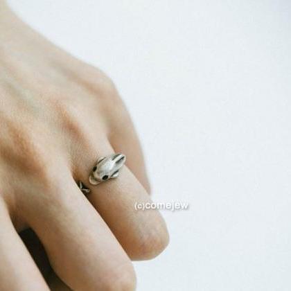 Vintage Style Dolphin Adjustable Ring