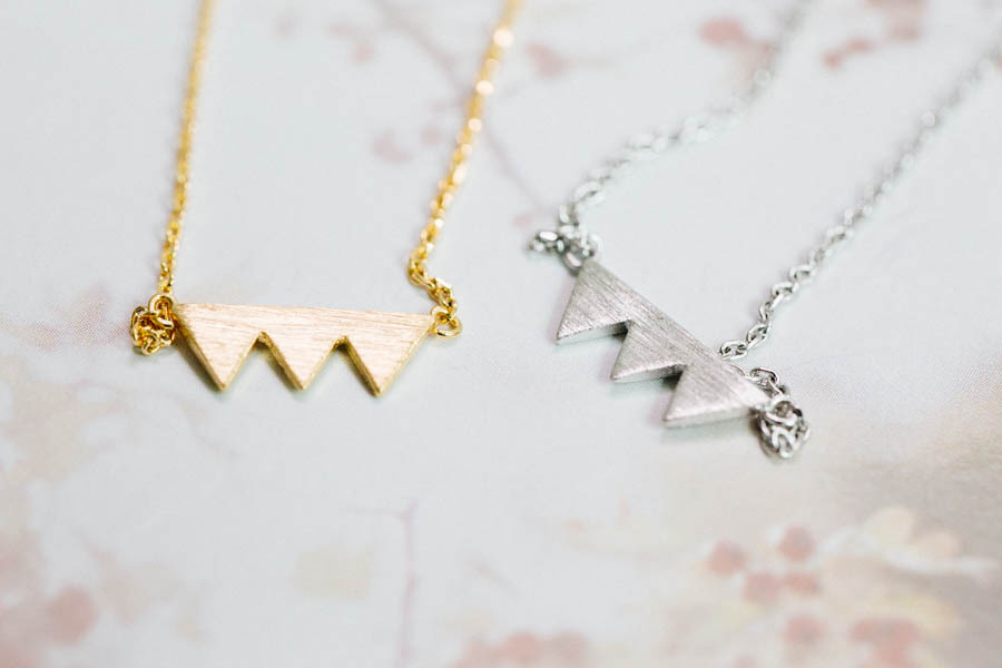 Mountain Triangle Necklace
