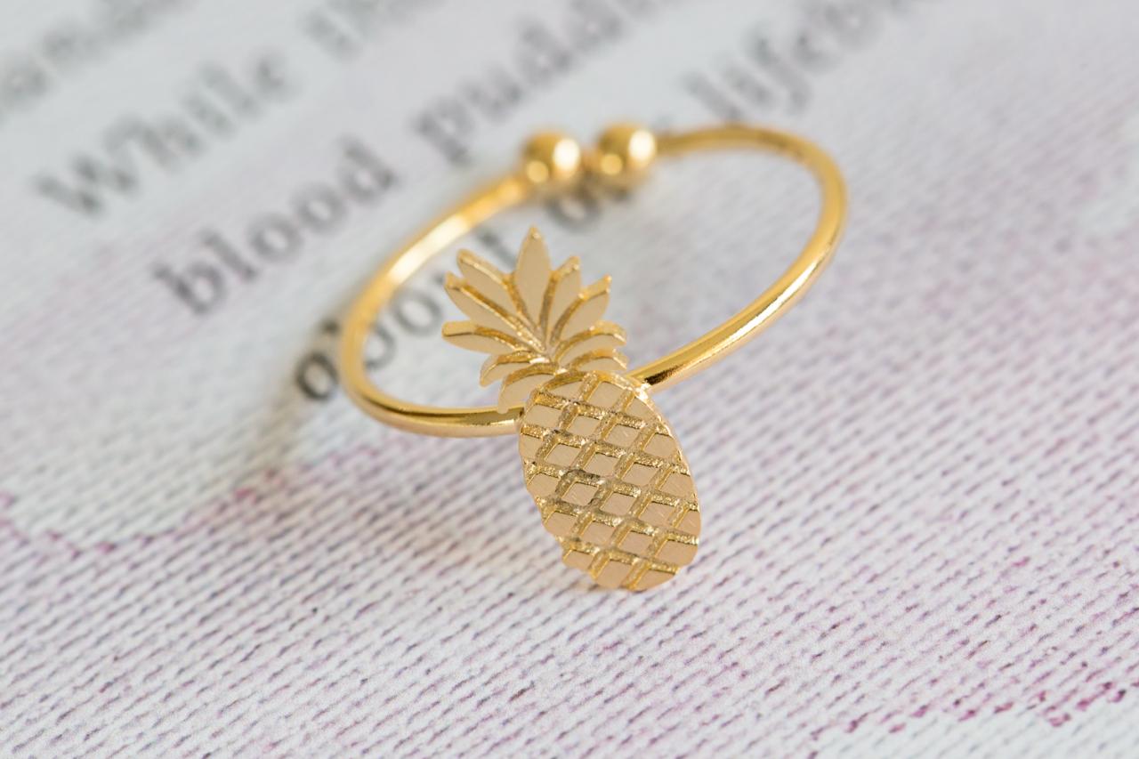 Flat Long Pineapple Ring